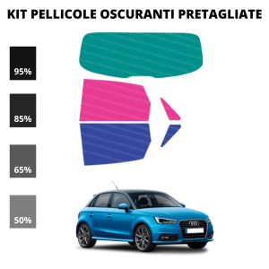 Pellicola Oscuramento Vetri Audi A1 Sportback 2012-2018