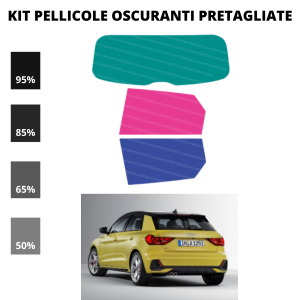 Pellicola Oscuramento Vetri Audi A1 Sportback 2019-Attuale