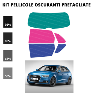 Pellicola Oscuramento Vetri Audi A3 Sportback 2013-2019