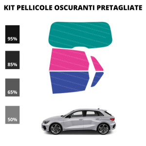 Pellicola Oscuramento Vetri Audi A3 2020-Attuale