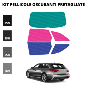 Pellicola Oscuramento Vetri Audi A4 2016-Attuale