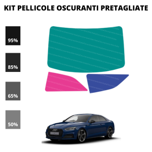 Pellicola Oscuramento Vetri Audi A5 Coupé 2017-Attuale