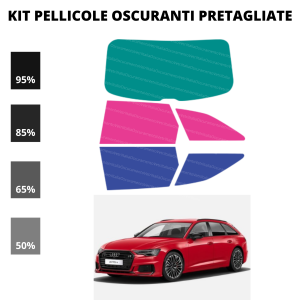 Pellicola Oscuramento Vetri Audi A6 2019-Attuale