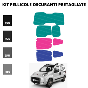 Pellicola Oscuramento Vetri Fiat Qubo 2008-Attuale