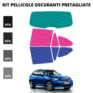 Pellicola Oscuramento Vetri Bmw X1 2015-2021