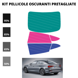 Pellicola Oscuramento Vetri Audi A5 Sportback 2017-Attuale