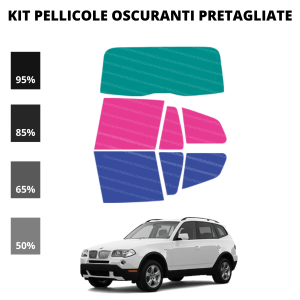 Pellicola Oscuramento Vetri Bmw X3 2003-2010