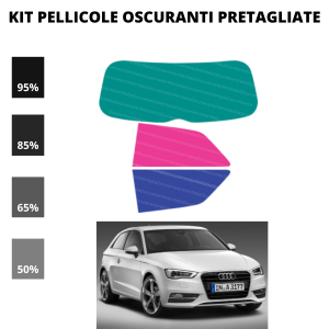 Pellicola Oscuramento Vetri Audi A3 3 Porte 2012-Attuale