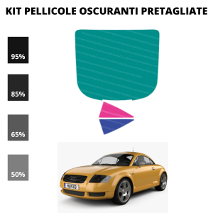 Pellicola Oscuramento Vetri Audi TT coupé 2000-2006