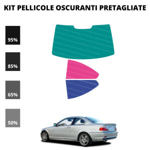 Pellicola Oscuramento vetri Bmw Serie 3 E46 Coupé 1999-2006