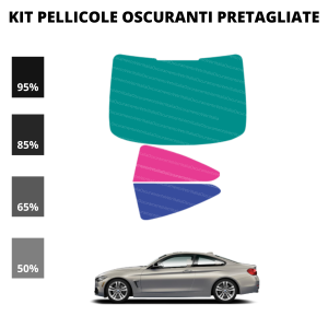 Pellicola Oscuramento Vetri Bmw Serie 4 coupé F32 2013-2020
