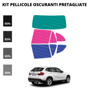 Pellicola Oscuramento Vetri Bmw X1 2009-2014