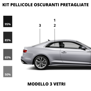 KIT 3 VETRI (PER MODELLO NON ESPOSTO)