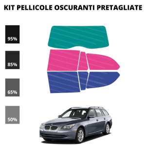 Pellicola Oscuramento Vetri Bmw Serie 5 SW 2005-2009