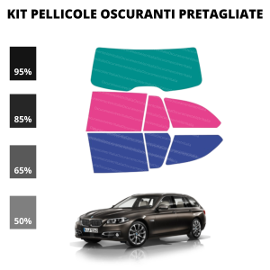 Pellicola Oscuramento Vetri Bmw Serie 5 SW 2010-2017