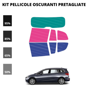 Pellicola Oscuramento Vetri Bmw Serie 2 Gran Tourer 2015-Attuale