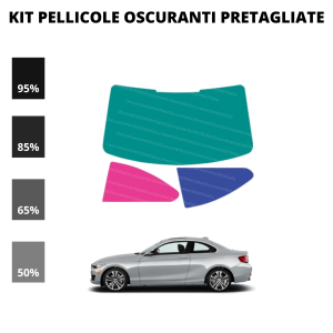 Pellicola Oscuramento Vetri Bmw Serie 2 Coupe 2014-2021