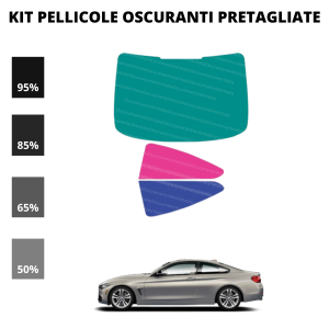 Pellicola Oscuramento Vetri Bmw Serie 4 Coupe F32 2013-2020
