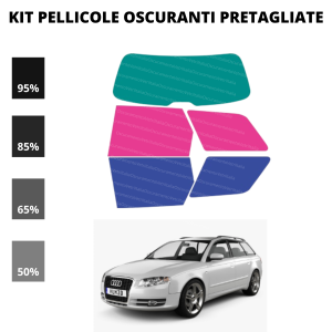 Pellicola Oscuramento Vetri Audi A4 2002-2008