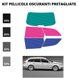 Pellicola Oscuramento Vetri Audi A6 2005-2010