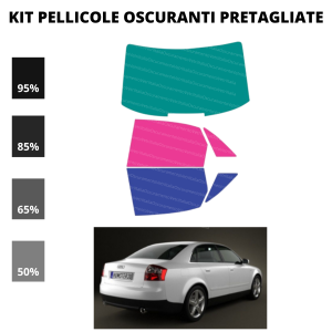 Pellicola Oscuramento Vetri Audi A4 Sedan 2000-2004