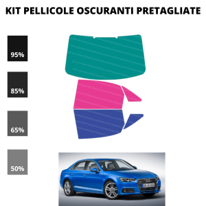 Pellicola Oscuramento Vetri Audi A4 Sedan 2009-2015