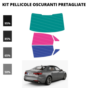 Pellicola Oscuramento Vetri Audi A4 Sedan 2016-Attuale