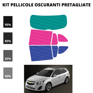 Pellicola Oscuramento Vetri Chevrolet Cruze SW 2012-Attuale