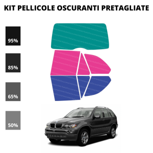 Pellicola Oscuramento Vetri Bmw X5 2000-2006