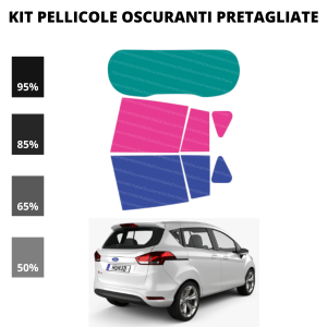 Pellicola Oscuramento Vetri Ford B-Max 2012-Attuale