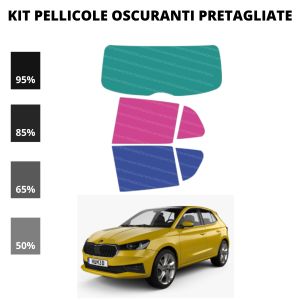 Pellicola Oscuramento Vetri Skoda Fabia 5 Porte 2021-Att