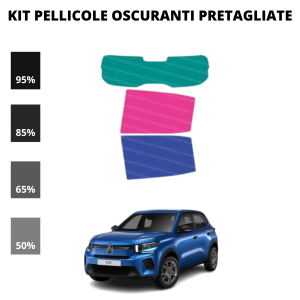 Pellicola Oscuramento Vetri Citroen C3 2024 Attuale