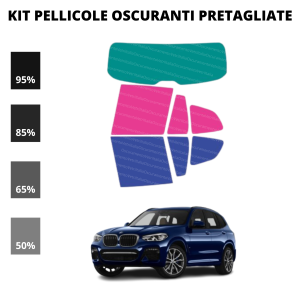 Pellicola Oscuramento Vetri BMW X3 2017-2023