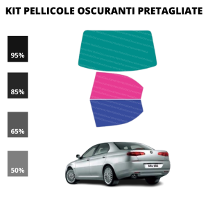 Pellicola Oscuramento Vetri Alfa Romeo 166 Berlina 1999 – 2004