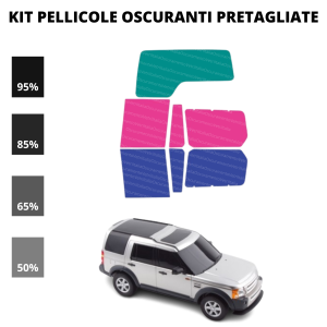 Pellicola Oscuramento Vetri Land Rover Discovery 3 2004-2008
