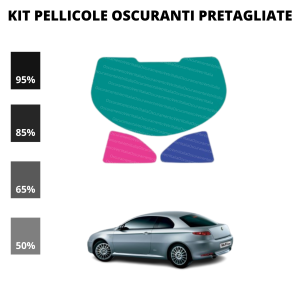 Pellicola Oscuramento Vetri Alfa Romeo GT Coupe 2004 Attuale